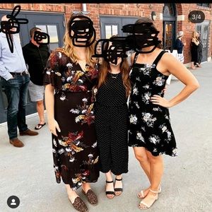 MIDI length floral dress